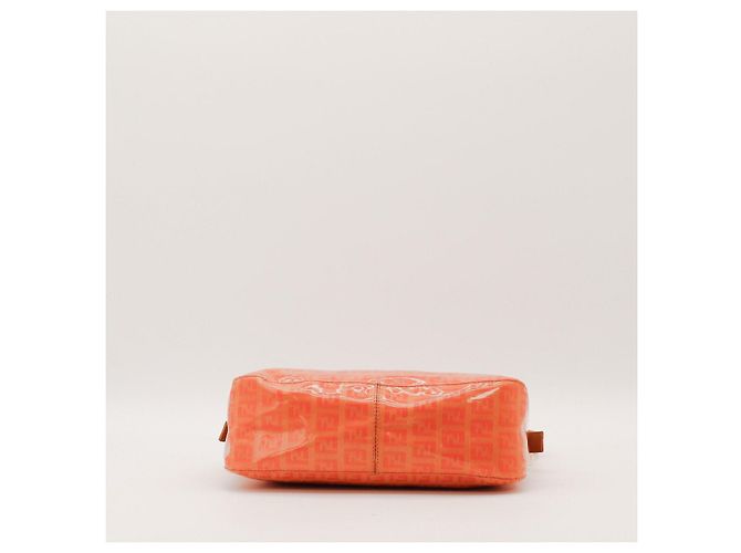 Sac à épaule Fendi motif Zucca Orange - vue 5