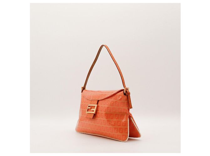 Bolsa Fendi Zucca Baguette Laranja - vista 2