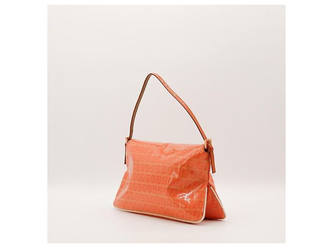 Bolsa Fendi Zucca Baguette Laranja - vista 4