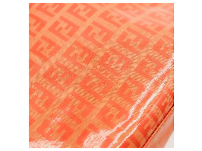 Bolsa Baguette Fendi Zucca Laranja - vista 11