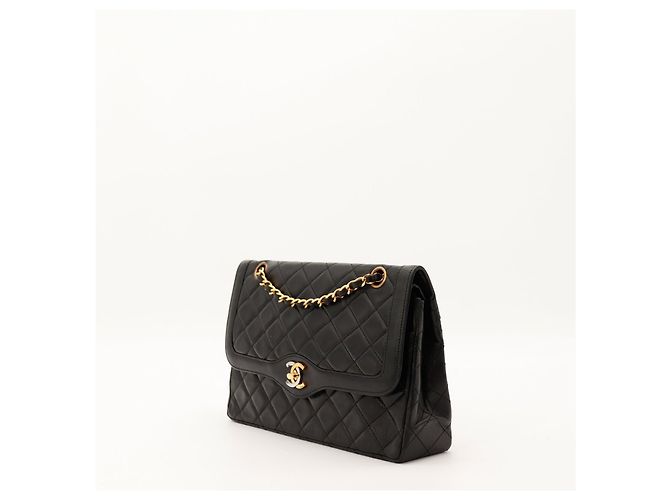 Chanel Classic Flap Bag Medium Schwarz - Ansicht 2