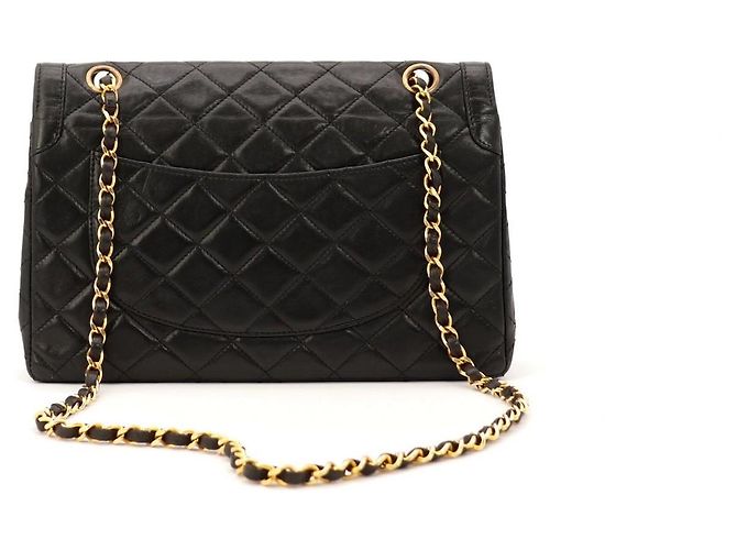 Chanel Classic Flap Bag Medium Schwarz - Ansicht 3