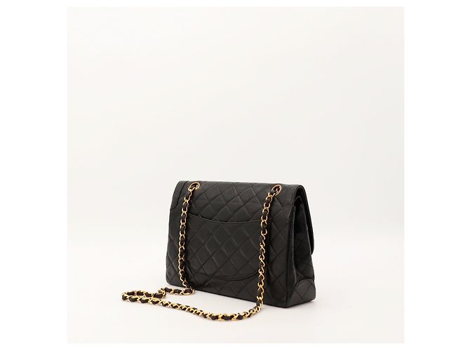 Chanel Classic Flap Bag Medium Schwarz - Ansicht 4