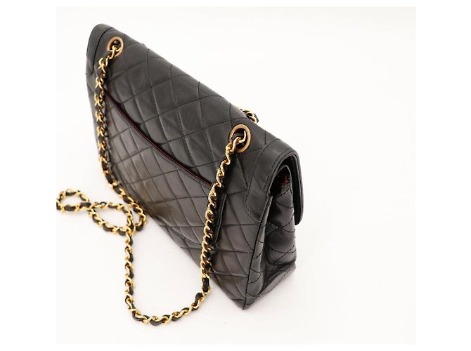Chanel Classic Flap Bag Medium Schwarz - Ansicht 8