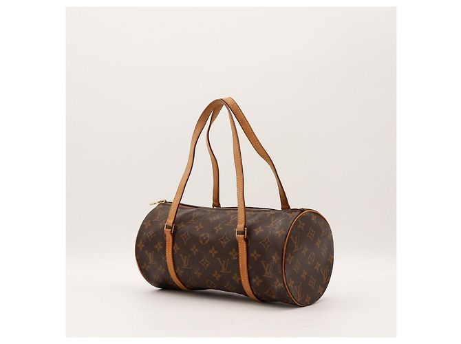 Bolso Louis Vuitton Monogram Papillon 30 Castaño Monograma - vista 2