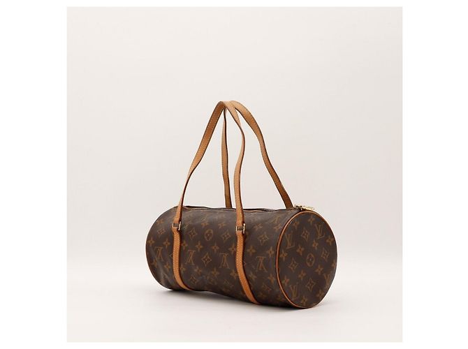 Bolso Louis Vuitton Monogram Papillon 30 Castaño Monograma - vista 4