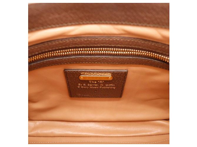 Borsa Hobo Gucci Jackie 1961 "The "F"" Marrone Rosso Beige D'oro Verde - vista 8