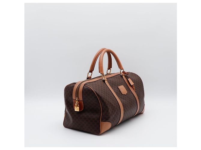 Céline Vintage Boston Bag Monogram Canvas Braun - Ansicht 4