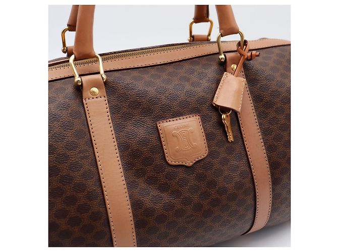 Céline Vintage Boston Bag Monogram Canvas Braun - Ansicht 7