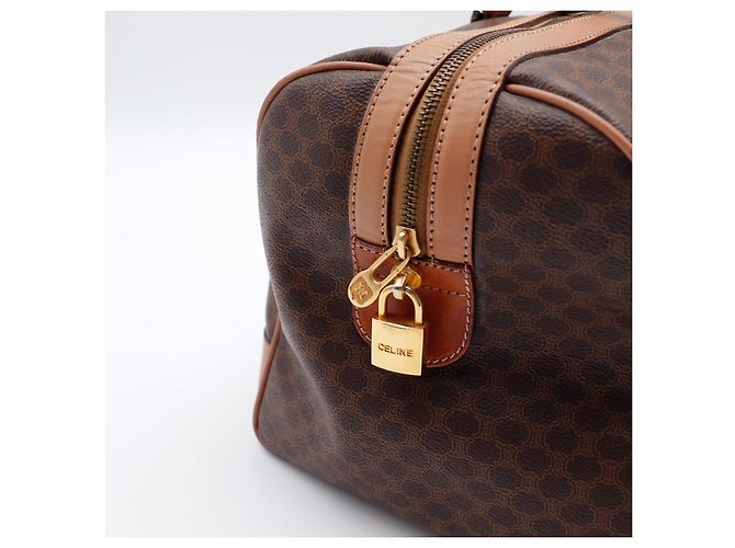 Céline Vintage Boston Bag Monogram Canvas Braun - Ansicht 9
