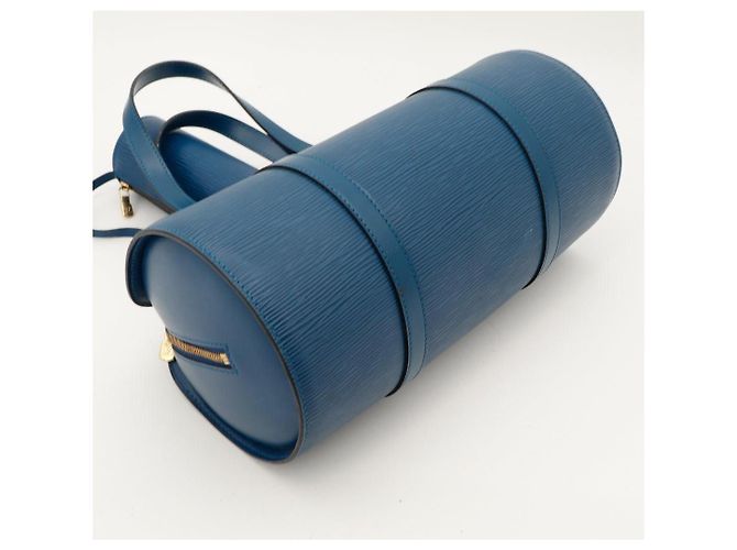 Sac Louis Vuitton Speedy 25 en cuir Epi avec pochette Bleu - vue 8