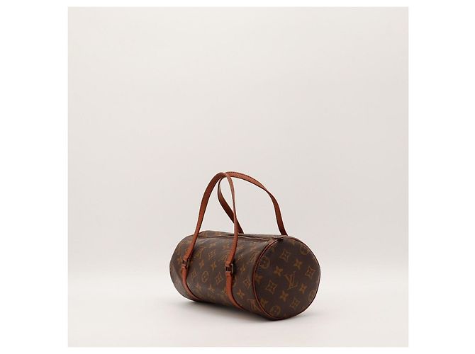 Bolsa de mão Louis Vuitton Papillon 30 Monogram Canvas Marrom Monograma - vista 4