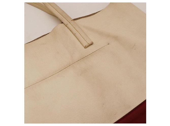 Miu Miu Colorblock Tote Bag Weiß Rot - Ansicht 9
