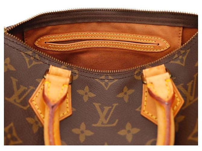 Bolso Louis Vuitton Speedy 30 Monogram Canvas Castaño Monograma - vista 7