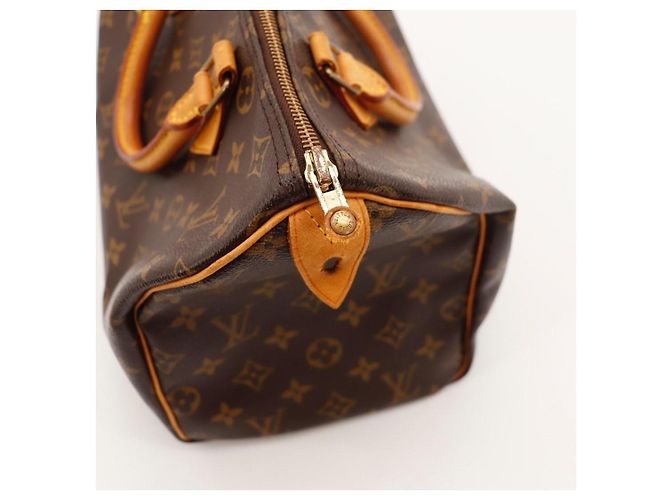 Bolsa Louis Vuitton Speedy 30 Monogram Canvas Marrom Monograma - vista 9