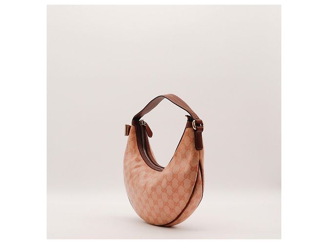 Gucci Hobo-Bag aus Monogramm-Canvas Braun Beige - Ansicht 2