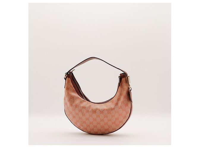 Gucci Hobo-Bag aus Monogramm-Canvas Braun Beige - Ansicht 3
