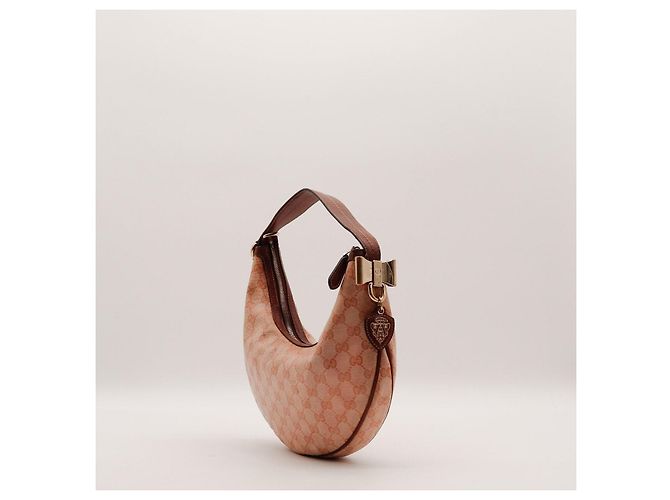 Gucci Hobo-Bag aus Monogramm-Canvas Braun Beige - Ansicht 4