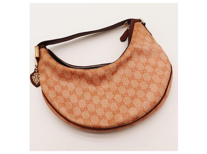 Gucci Hobo-Bag aus Monogramm-Canvas Braun Beige - Ansicht 6