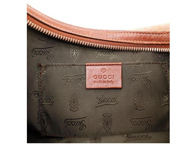 Gucci Hobo-Bag aus Monogramm-Canvas Braun Beige - Ansicht 7