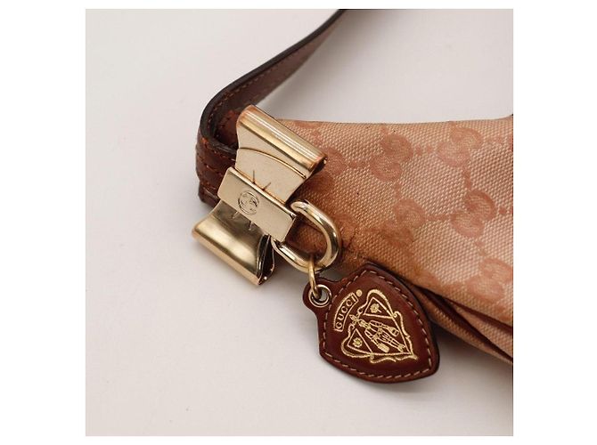 Gucci Hobo-Bag aus Monogramm-Canvas Braun Beige - Ansicht 8