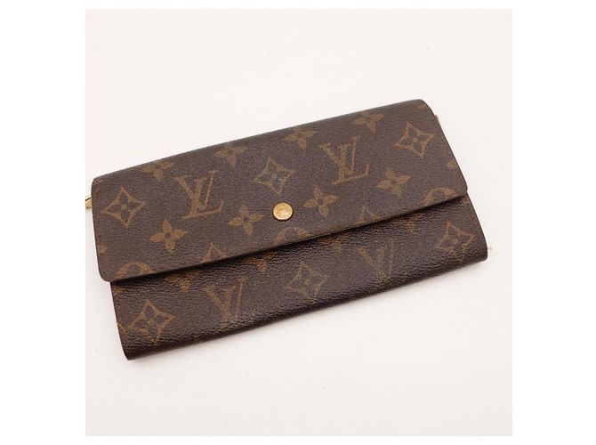 Portafoglio lungo Louis Vuitton Monogram Canvas Marrone - vista 5