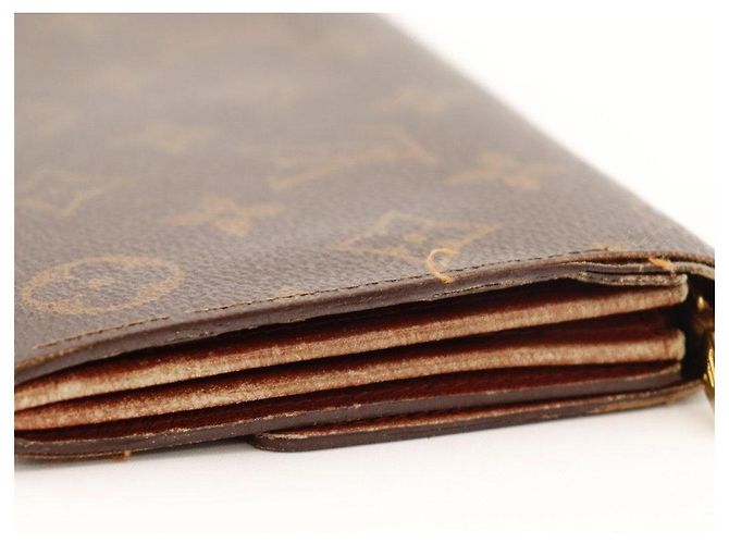 Portafoglio lungo Louis Vuitton Monogram Canvas Marrone - vista 7