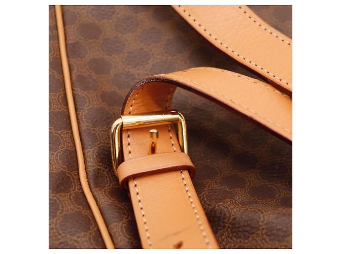 Céline Celine Triomphe Canvas Rucksack Braun - Ansicht 10