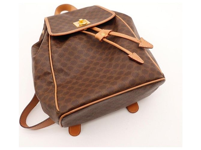 Céline Celine Triomphe Canvas Rucksack Braun - Ansicht 6