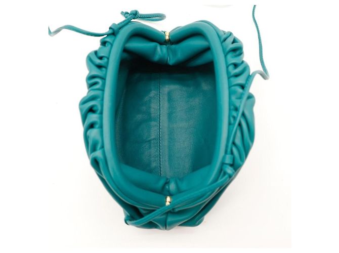 Bottega Veneta The Pouch Clutch-Tasche Türkis - Ansicht 8