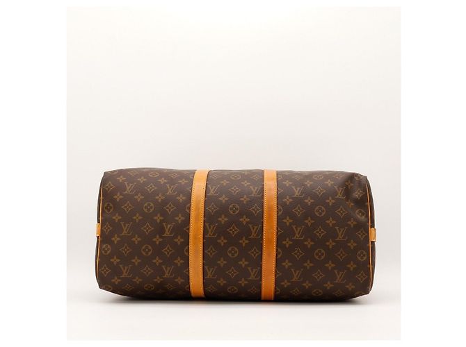 Bolso de viaje Louis Vuitton Keepall 55 Monogram Canvas Castaño Monograma - vista 5