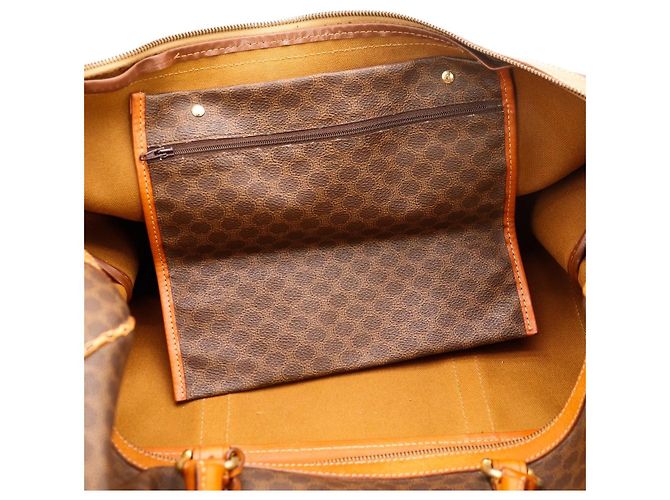 Céline Sac Weekender Celine Macadam Marron - vue 14