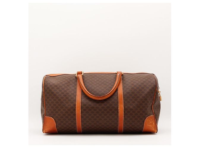 Céline Sac Weekender Celine Macadam Marron - vue 3