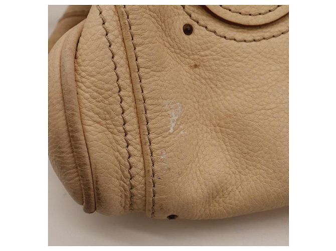 Borsa Satchel Chloé Paddington Beige - vista 8