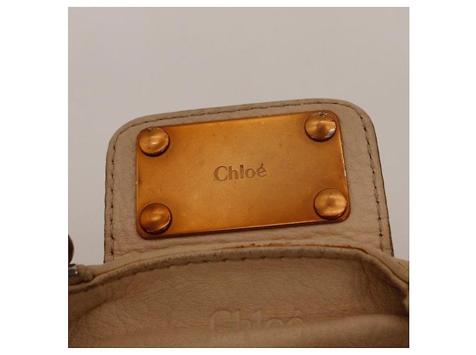 Borsa Satchel Chloé Paddington Beige - vista 9
