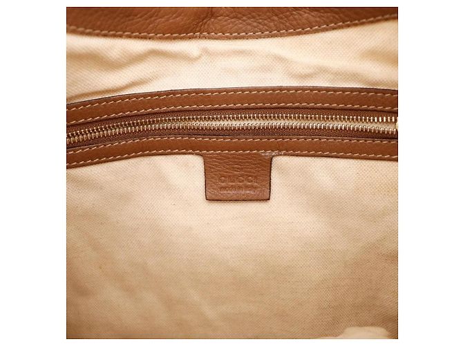 Borsa hobo Gucci in tela con stampa floreale Marrone Multicolore Beige - vista 6