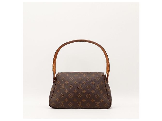 Bolso Pochette Accessoires de lona Monogram Louis Vuitton Castaño - vista 3