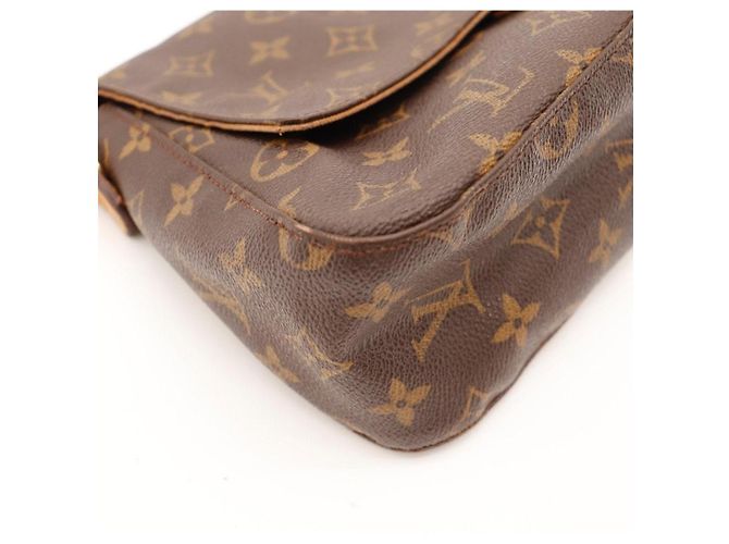 Bolso Pochette Accessoires de lona Monogram Louis Vuitton Castaño - vista 9