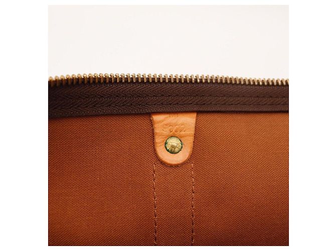 Borsa da viaggio Louis Vuitton Keepall 55 Monogram Canvas Marrone Monogramma - vista 11