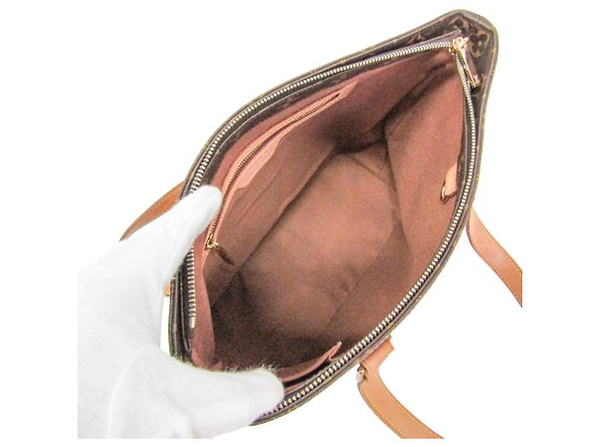 Bolso Tote Louis Vuitton Monogram Cabas Piano para mujer Castaño - vista 3
