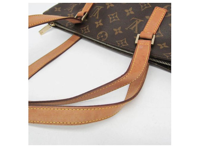 Bolso Tote Louis Vuitton Monogram Cabas Piano para mujer Castaño - vista 7