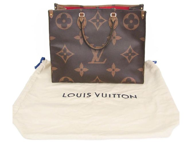 Louis Vuitton Monogram Reverse On The Go GM M45320 Tote Bag Braun Beige - Ansicht 2