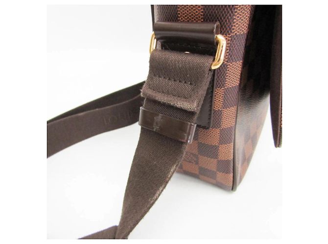 Bolso Messenger Louis Vuitton Damier Shelton MM Castaño Damier ebene - vista 10