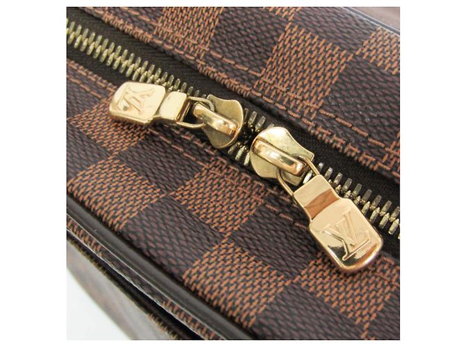 Bolso Messenger Louis Vuitton Damier Shelton MM Castaño Damier ebene - vista 13