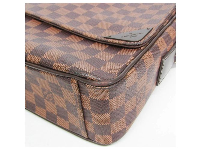 Bolso Messenger Louis Vuitton Damier Shelton MM Castaño Damier ebene - vista 5