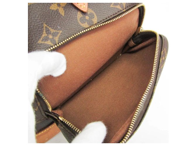 Mochila Louis Vuitton Monogram Montsouris MM M51136 para mujer Castaño - vista 13