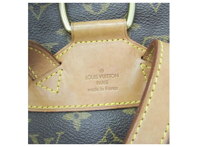 Mochila Louis Vuitton Monogram Montsouris MM M51136 para mujer Castaño - vista 16