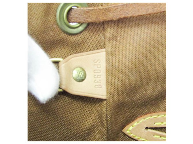 Mochila Louis Vuitton Monogram Montsouris MM M51136 para mujer Castaño - vista 17