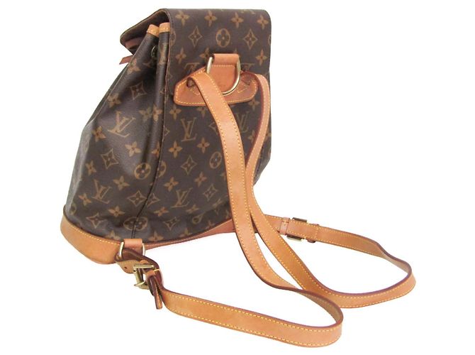 Mochila Louis Vuitton Monogram Montsouris MM M51136 para mujer Castaño - vista 2