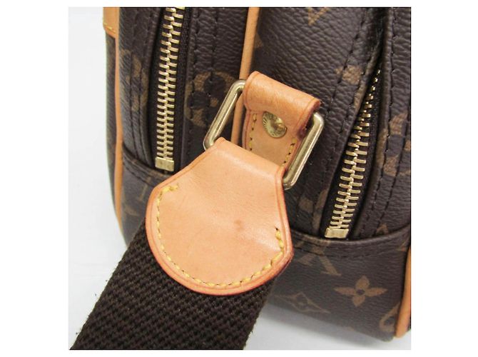 Borsa a tracolla Louis Vuitton Monogram Reporter PM M45254 da donna Marrone - vista 8